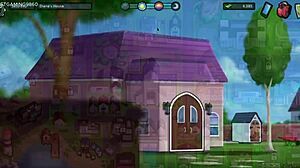 Big Titted Milf Plays With Horny Guy In Garden!