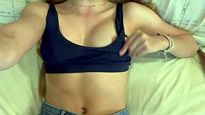 College Girl Gets Horny In Stepfather's Room