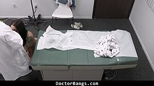 Doctor realizes shy patient got active with sexual banging.