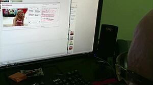 Suggestive Encounter with Huge Cock for Sexy American Girl in Passionate Blowjob