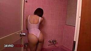 Appealing Asian Wife Soaks In Bath Tub, Giving Pov Blowjob For Steamy Cumshot. Poolside Jav Action Awaits