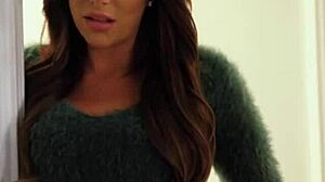 big tits jaclyn taylor rides lucas frost's massive shaft hard