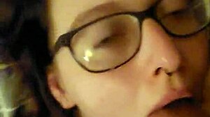 Belle tied down for throat use and domination