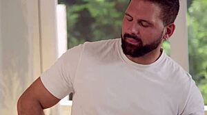 petite candie luciani receives a sensual massage with a special surprise