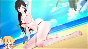 Rental Girlfriend Chizuru Hentai Fuck Compilation!