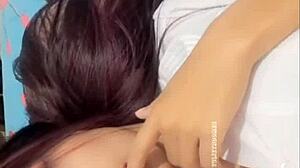 After a steamy massage, brunette craves raw pounding