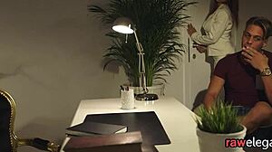 Glamour Milf Sucks Cock Before Close-Up Assfucking in Cowgirl