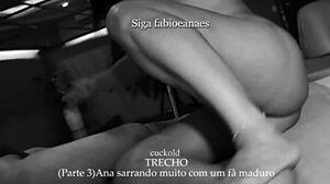 Hotwife Gives Handjob to Friend in Part 3 Clip with Small Tits Massage.