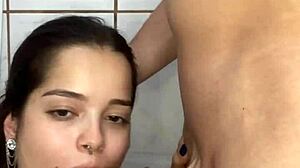 Lambuzando a Carinha da Debora Prado de Porra Depois de uma Transa Gostosa e um Boquete Profundo no Meu Pau Grande no Meu Aniversário