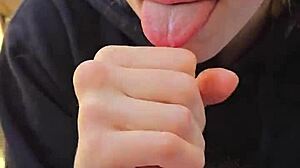 Can a Smoke Break Turn Into a Wild MILF Blowjob?