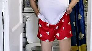 Granny MariaOld’s Day of Toilet Peeping and Evening Jerk Off Instructions