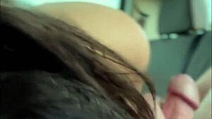 real escort with huge tits cums while fucked from behind in public