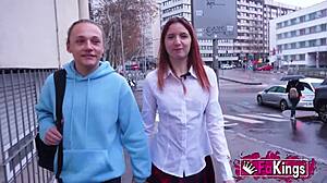 Teen classmate Astrid Ortiz fucks in quickie sex, petite young body