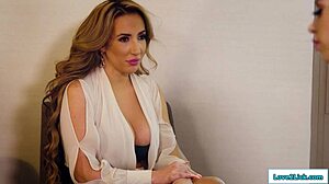 Babe Loses Virginity to Busty Stepmom in Steamy Encounter