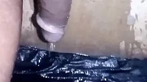 Just shaving my big black cock for some lunch cash today