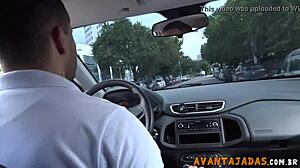 Travesti Cums on Street Man!