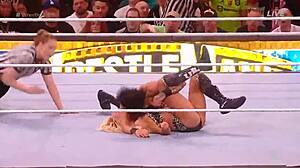 Rhea Ripley vs Charlotte Flair in the smackdown women's championship at wrestlemania 39, she says.