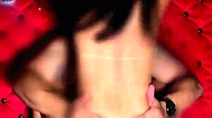 Perfect reverse cowgirl with tanned latina stepsister's huge hairy pussy.