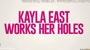 Kayla East's Tattoo Piercing Deepthroat And Ass To Mouth