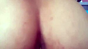 Jasmine rose rides tight dildo with clothes ripped in intense solo session