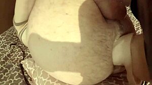 Chatting about getting fucked with DIY strapon