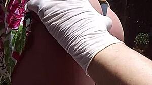 Street Stranger Sucks Sex Toy Dick Immediately Upon Arrival