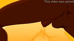 gay character receives hard blowjob and passionate ass fucking in hentai game animation
