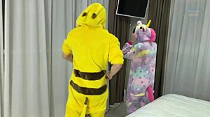 Skinny Girlfriend Gets Double Penetration From Friends