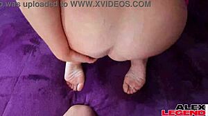 Sexy milf lily craven rides big pussy lips