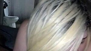 snowbunnyqueen27 deep throats a cage fighter's beautiful big black cock