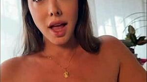 Hotwife ana rothbard masturbates passionately in this video