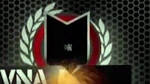 Lord Dom the Black with Sexy Asian Big Tits, Huge Ass, and Tattoo in Lingerie on Bed