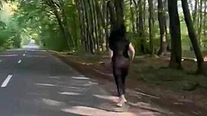 He Interrupts Her Training To Deliver A Facial With His Cock Protein