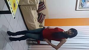 Do you like licking my crossdressing body in lingerie outdoors?