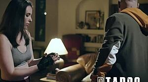 Casey Calvert Loses Bet to Stuntman