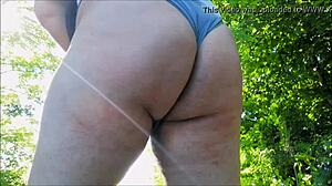 Antonella Corsi receives hard spanking in public with special whip