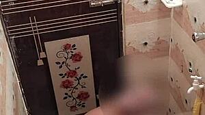 uhh, caught my bangladeshi bhabi naked in the bathroom shower, so hot!