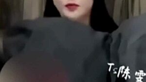 mommy watches crossdressing transsexual get cock in ass, feeling deep emotions.