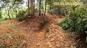 man, while exercisin’ in forest, yenifer lets me hit raw n’ cum inside her pink hole - yenifer chacon