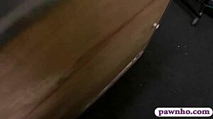 Blondie Babe Sells Boyfriend's Subwoofer Then Gets Pounded