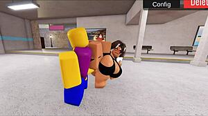 roblox character fucked by three noobs