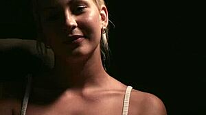 these blonde lesbians play kinky strapon games with domination and anal fun