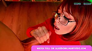 Velma Sucks Dick And Fucks Pussy In Cosplay Teen Scene!