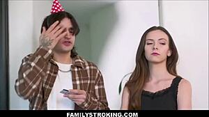 Serena Hill and Elias Cash in family roleplay scene