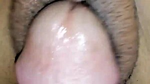 Real latina couple's close-up sex, licking pierced nipples – find more of us, Juanlatino