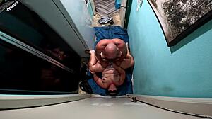 Dragon Cock Sleeve Filled with Spit During Tight Creampie Action