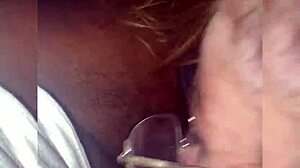 Influencer gives sloppy road head to big black cock, cheating on boyfriend.