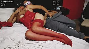 Cornudo Watches His Sexy Wife Get Manoseada By Cock