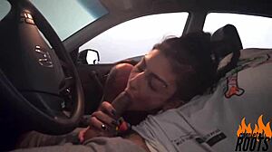 Caroleta Roots gets so turned on in menage. She lets loose her tight little backside with Loupan Producoes and Neto Psy, full video on Red.