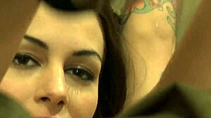 brunette milf angelina valentine gets fucked by rocco reed in heels.